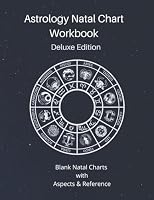 Astrology Natal Chart Workbook - Deluxe Edition: Organizer for Blank Star Birth Charts - Astrology Natal Chart Interpretation of Houses and Signs Log - Zodiac Sign Journal B0954JTNMF Book Cover
