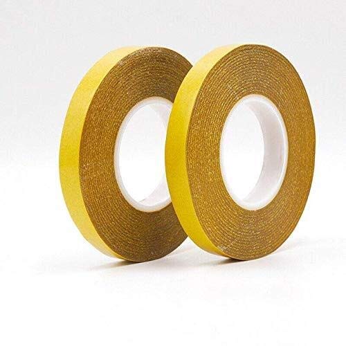 Nastro adesivo in fibra di vetro ad alta resistenza, nastro biadesivo, super adesivo, per tessuti, pelle, industria automobilistica, sigillatura, leghe (25 mm x 25 m)