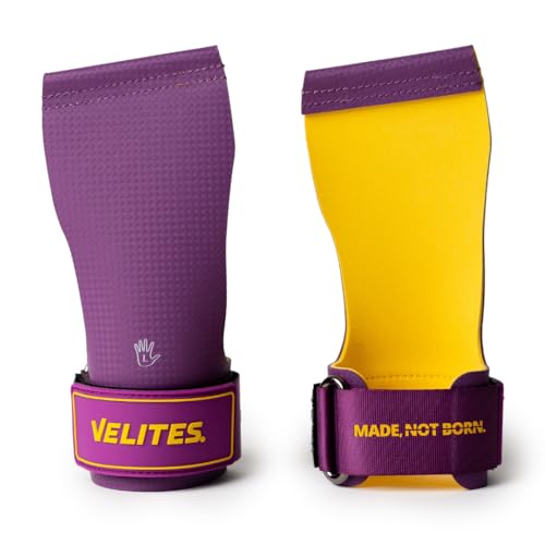Velites I Quad Ultra Magnesium Free Grips I for Crosstraining or Gymnastics Athletes I Improve Your Results and Achieve Your Goals I Size M I Color Purple Mustard., Purple Mustard, M