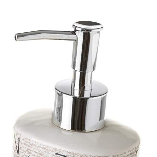 Dispensador y portacepillos Zen de cerámica Azules orientales para Cuarto de baño Sol Naciente