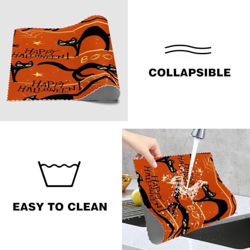 Set de table Halloween antidérapant résistant chaleur 30x45cm lavable pour table repas