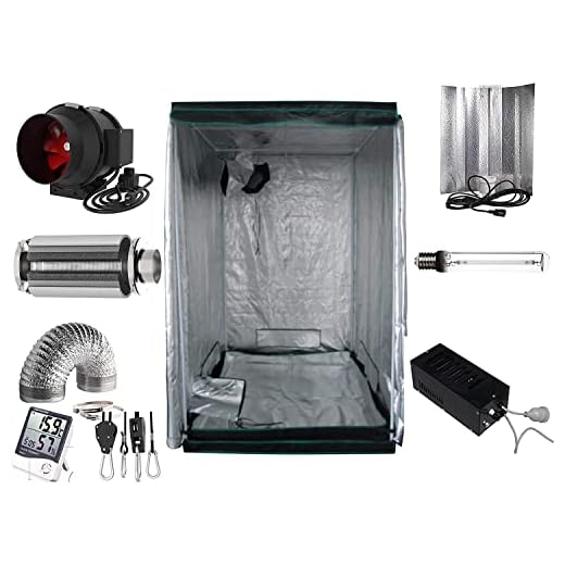 Zelsius Growzelt "MyHomeGrow" Grow tent | Indoor Growbox | schwarz grün | Growroom Growschrank Darkroom Pflanzenzelt Gewächshaus Zuchtzelt (60 x 60 x 180 cm) 14 Growzelt Komplettset Eco 100x100x200 cm mit top Aktivkohlefilter 400 W