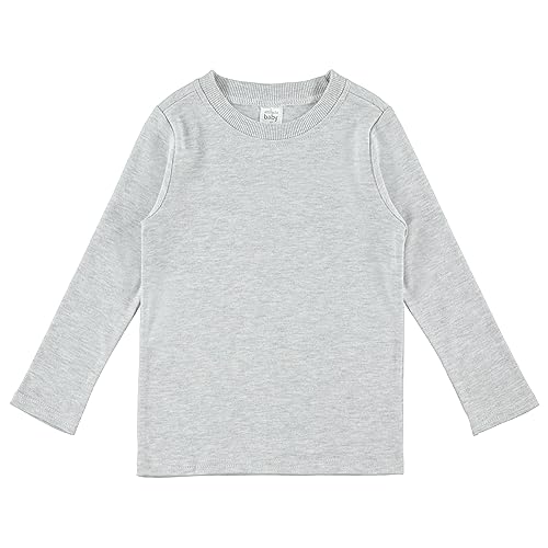 Cudlie 5-Pack Infant Girl Long Sleeve Shirt - Basic Baby Tees, Blouses, Tops - Solid Polka Dot & Printed Tshirts thumb #1