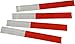 Jammy, Inc. DOT-C2 Reflective Conspicuity Tape, 4 Pack of 18 Strips, Each Strip 11" Red / 7" White, 10 Year Metalized Single Layer, 967 Candle Power