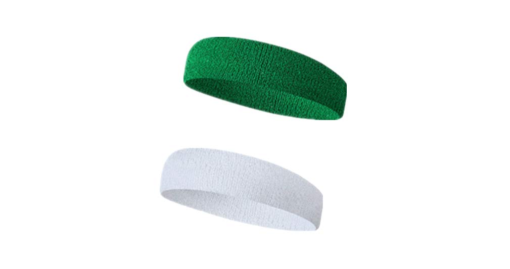 Tofox Yoga Headband Stretchy Headband Cotton Non Slip Elastic Sports Head Band
