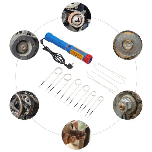 Przenośny magnetyczny grzejnik indukcyjny, bezpłomieniowy, śruby, mini magnetyczny rozrusznik, nagrzewnica indukcyjna, zestaw F R, bezpłomieniowy, grzejnik indukcyjny, 1100 W, 220 V