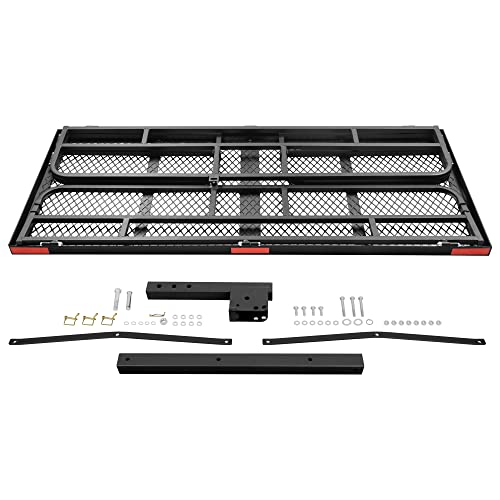 image for ARKSEN 60 x 24 Inch Folding Cargo Rack Carrier with Bag, Net, Stabiliz