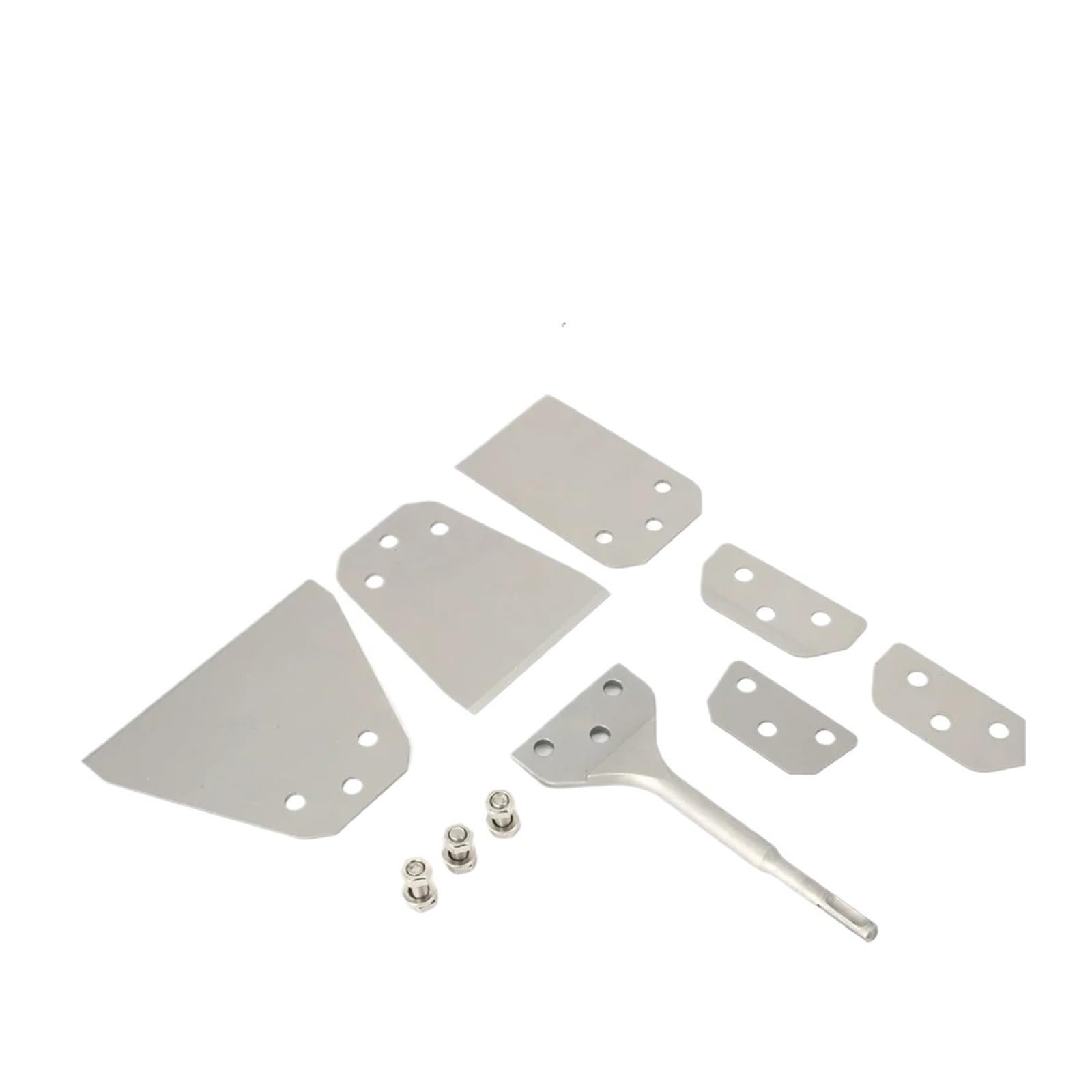 Raspador de Suelo SDS/Plus, Martillo eléctrico, Insertos reemplazables, cincel desincrustante, Pala for Azulejos, Ladrillos, hormigón, Paredes, Herramientas de extracción(5Pcs A)