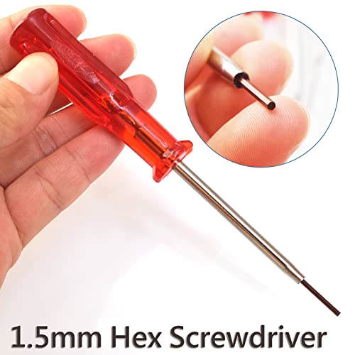 image for Serger Screwdriver Set H1.5 H1.6 4PCS, SKZIRI Hex Head Screwdriver Set