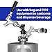 TMCRAFT Stainless Steel Core Beer Faucet Polished Chrome-Plated Brass Beer Tap with Liquid Ball Lock Quick Disconnect Set for Homebrew Keg