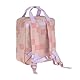 LÄSSIG Kinderrucksack mit Brustgurt Kindergartentasche Kindergartenrucksack 28 cm, 7 Liter, 3 Jahre/Mini Square Backpack Pattern Party Rose