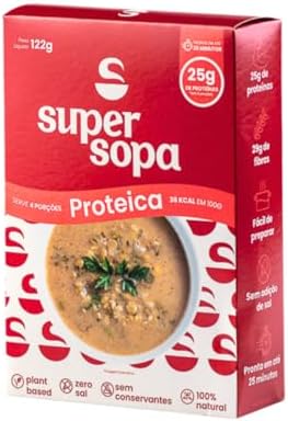 Super Sopa Proteica Cremosa 100% natural - 122g