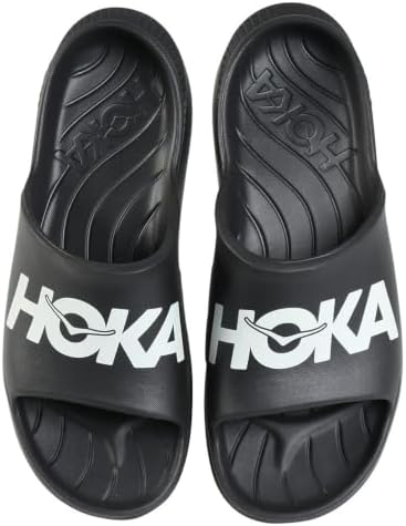 HOKA Unisex - Adult Ora Athletic SlideSlippers, b/w, 35.5 EU