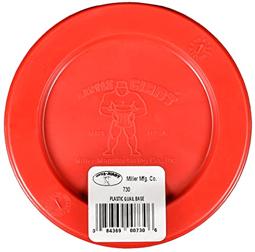 Little Giant 3 Pack Of Quail Waterer Bases, 1 Quart Capacity Each #TOP1