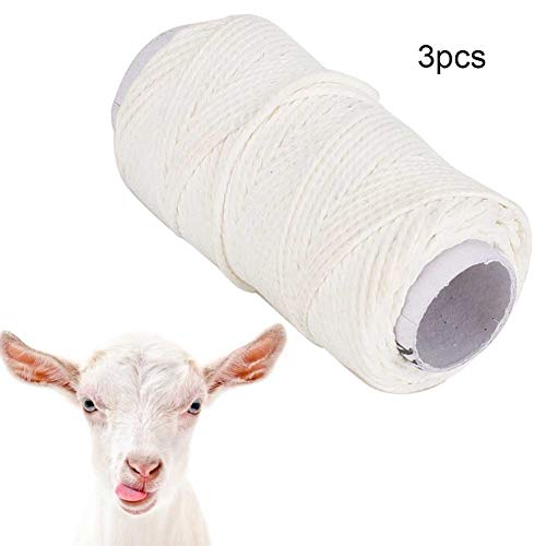 Chirurgisches Nahtmaterial, Seide 4,5 x 2 x 2 cm, 3 Stück/Set, leicht zu entfernender Veterinär-Nahtfaden für Rinder(18-Gauge-Naht)