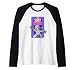 Scary Outside - Muñeca de vudú gótico pastel Camiseta Manga Raglan