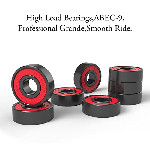 image for AXDT Skateboard Wheels Set,Include Skateboard Trucks, Skateboard Wheel
