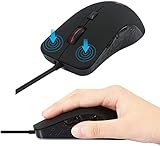 Wired Gaming Mouse, Ergonomic, Programmable 6 Buttons, 2400 DPI with Warmer Heated Mouse for Windows PC Games