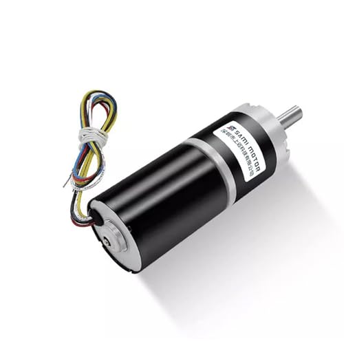 LeTkingok DC 24V Brushless Planetary Gear Motor Large Torque Low Noise Built-in Hall Motor Output Shaft 8MM 36-3650 (400RPM)