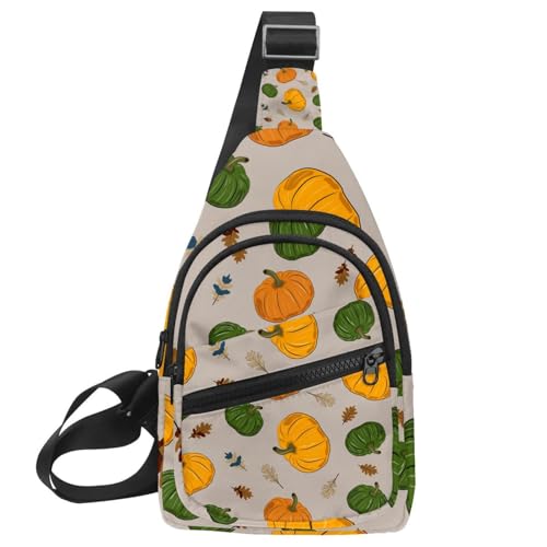 Mochila bandolera para hombre con cremallera y bolsa de pecho compacta de 30x18cm