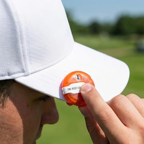 Contador de puntaje digital para gorra de golf portátil miniatura 4
