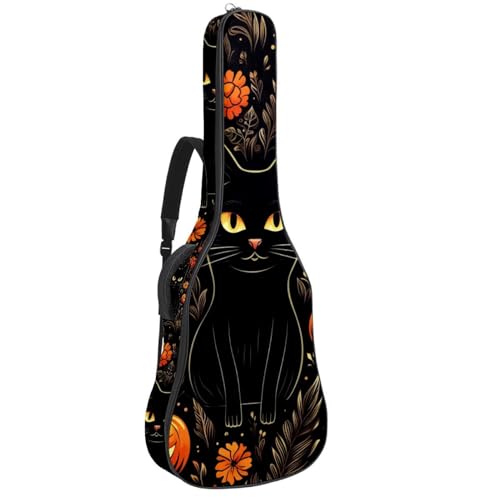 Sac de guitare acoustique Halloween avec bandoulière réglable pour éviter la fatigue