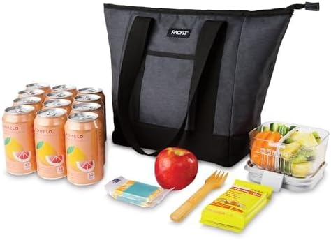 PackIt Built with ECOFREEZE Technology, Reusable, Foldable, Zip Closure, with Shoulder Straps for Easy Carrying - Image 8