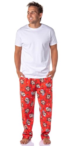 INTIMO Looney Tunes Mens' Christmas Character Tasmanian Devil Sleep Pajama Pants2