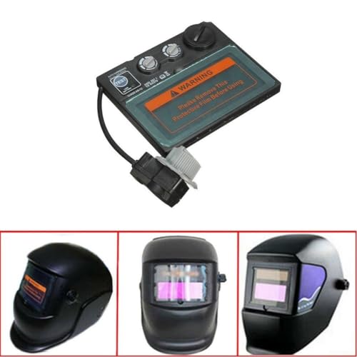 Solar Pro Auto Darkening Welding Helmet Lens WS1000A, Automated Filter Hood with Adjustable Sensitivity, DIN4-13 Shade, 1/2500S Response Time, UV/IR for PROTECTION for TIG MIG MAG Plasma Welding(A)
