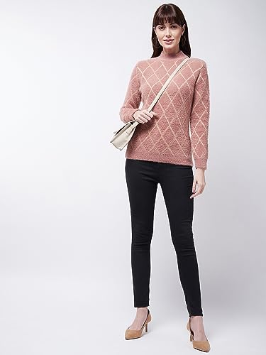 Image of Modeve Women Checkered Sweater for Winters