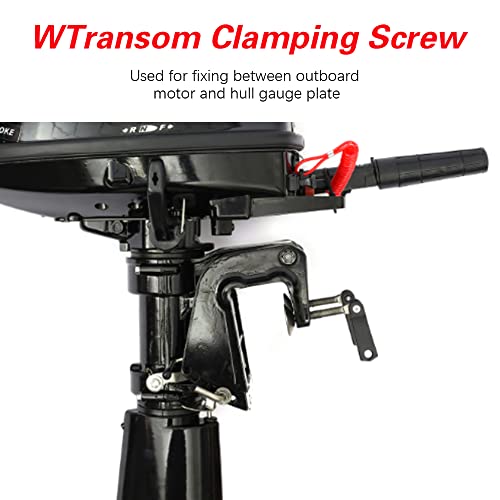 image for BJTDLLX 4 Stroke Outboard Motor, 123CC 6.5HP Boat Motor Boat Engine Mo