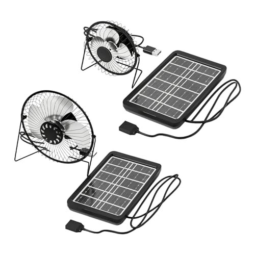 Ventilador solar para invernaderos y casas con diseño impermeable de alta potencia 6