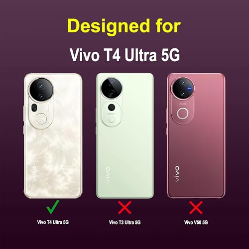 Image of Zapcase Back Case Cover for Vivo T4 Ultra 5G | Compatible for Vivo T4 Ultra 5G Back Cover | Liquid Silicon Magic Case with Camera Protection | Lavender