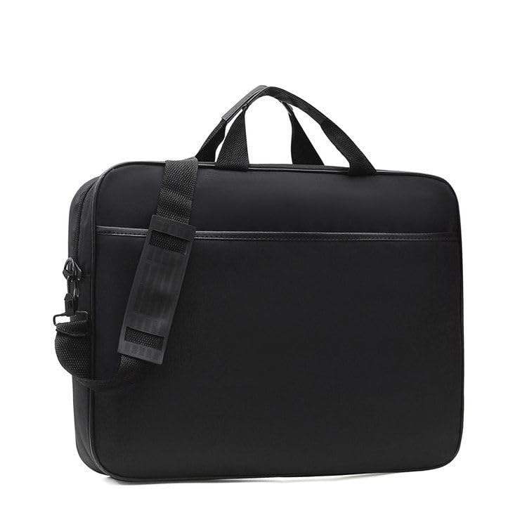 JUBLYN Laptop Bag 15.6 inch Slim Briefcase Large Laptop Case for Men Women Waterproof Computer Bags for Work Business Travel Black (Black) (B0CYPFN1LC) Amazon Price History, Amazon Price Tracker