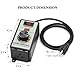 ZOWZEA AC Motor Variable Speed Controller 120V 15A 4000W with Overload Protection Switch