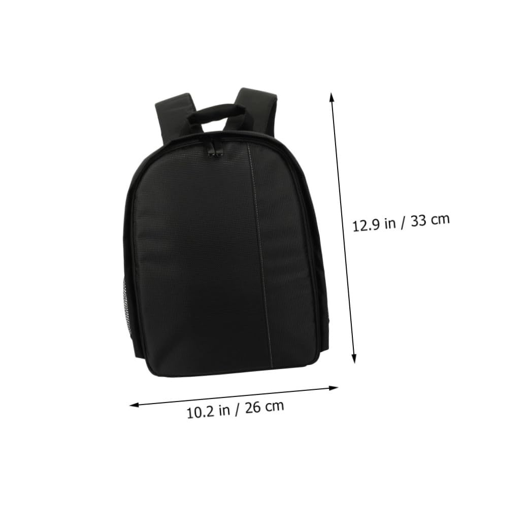 Zerodeko Zaino per Fotocamera Scomparti Multipli, Borsa Portatile per Accessori Fotografici, Spallacci Regolabili per Viaggi e Attività All’aperto