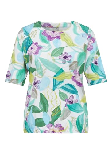 Rabe T-Shirt Floraler Print in Grün für Damen