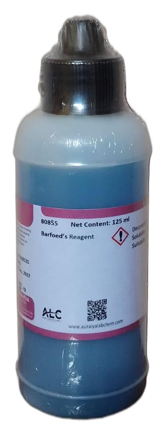 ALC Barfoed's Reagent, Blue-Green Liquid, Miscible with Water, 125 ml, 80855-image-2