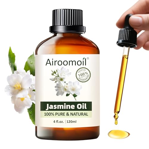 Pure Jasmine Essential Oil, 100% Pure Natural Jasmine Essential O...