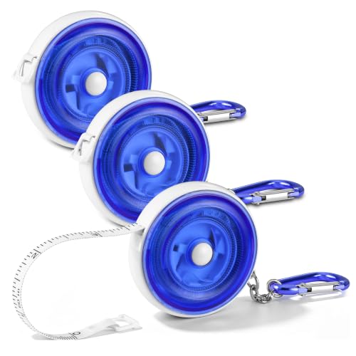 WORKPRO 3-Pack Soft Tape Measure, 60-Inch (150cm) Retractable Mea...