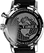 Timex Men's Marlin Moon Phase 40mm Watch - Black Strap Blue Dial Stainless Steel Case