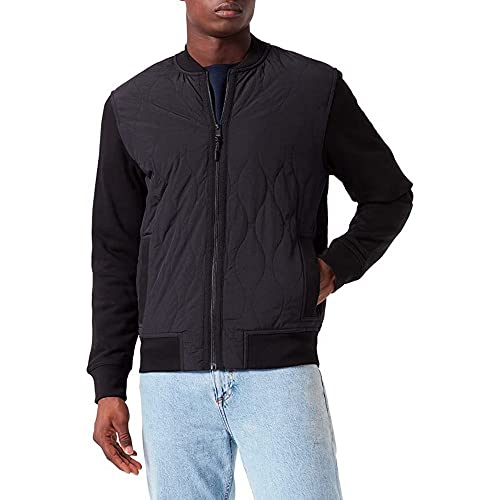 BOSS Men's Zebomber Jersey_Jacket_L, Black, XL