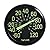 Taylor Glow in the Dark Wall Indoor Thermometer, 13.25 inch, Black