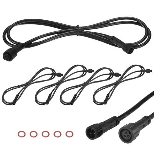 Câble d'extension étanche IP67 pour projecteur extérieur avec connecteur 3 broches