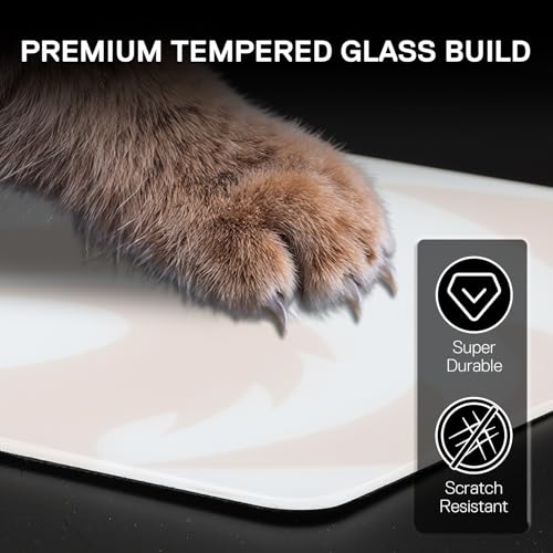 Tapis de souris en verre Redragon PG1M surface de précision durable - 3