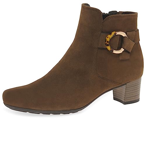 Gabor Hemp Womens Ankles Boots 38 Reh Suede