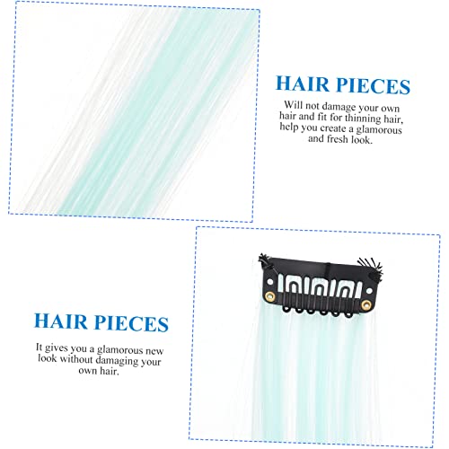 Ipetboom 12Pcs Extensões De Peruca Extensões De Cabelo Destaca Presilhas De Cabelo Para Mulheres Ext