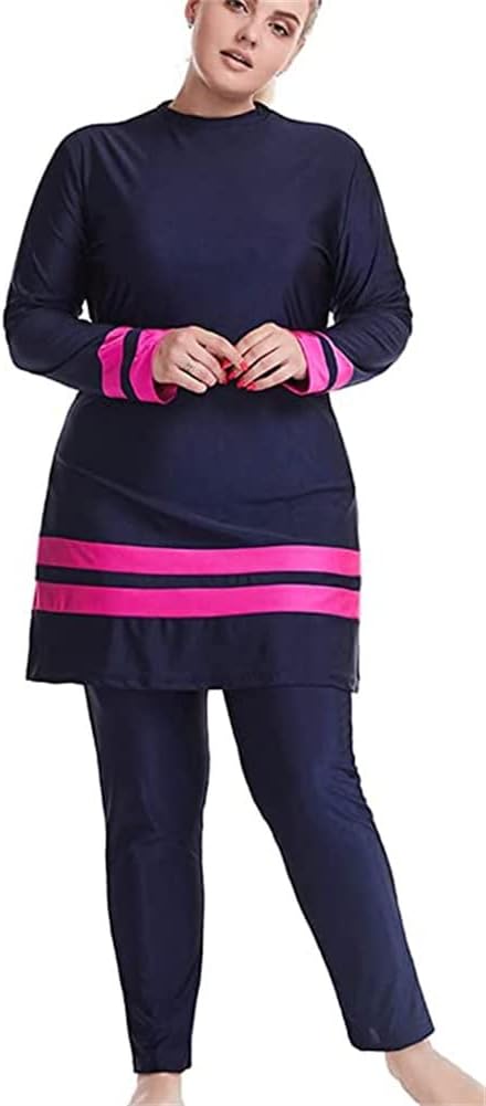 Muslim Swimsuits for Women Girls Long Sleeve Modest Swimwear 3 Pcs Islamic Muslim Swimming Costume with Hijab