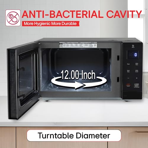 Image of LG 30 L Solo Microwave Oven (MS3032BK, Black, 44 Auto Cook Menu, Steam Clean, Anti-bacterial cavity)