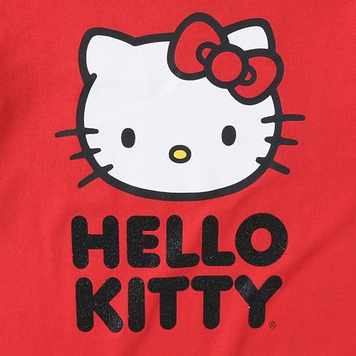 Image of Hello Kitty Girls 4 Pack Mix & Match T-Shirts Short and Pants Set for Kids